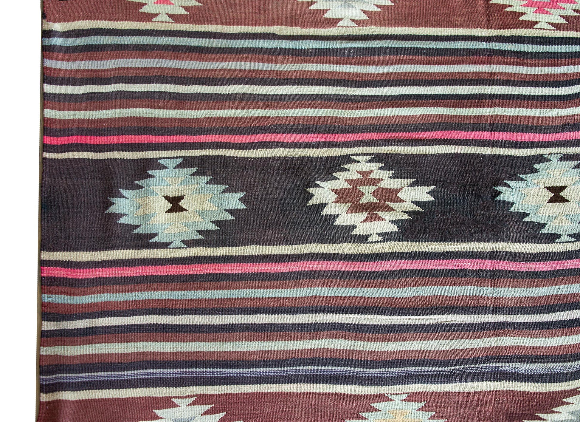 Vintage Turkish Bergama Kilim Rug For Sale