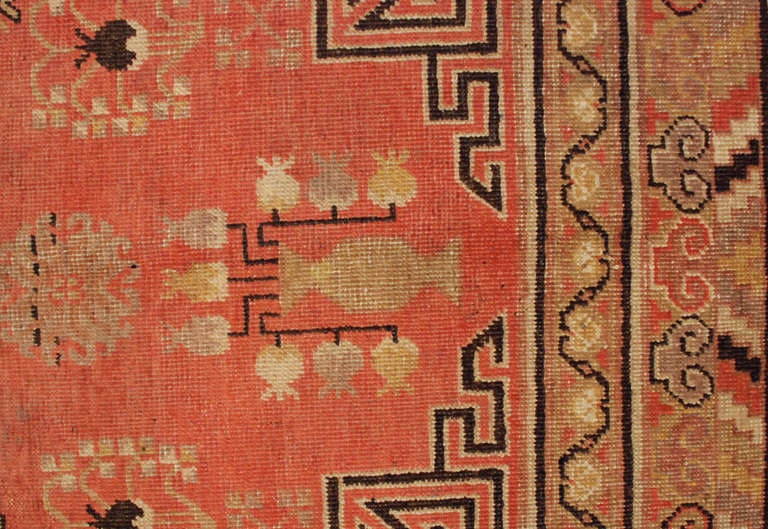Antique Samarkand Rug For Sale