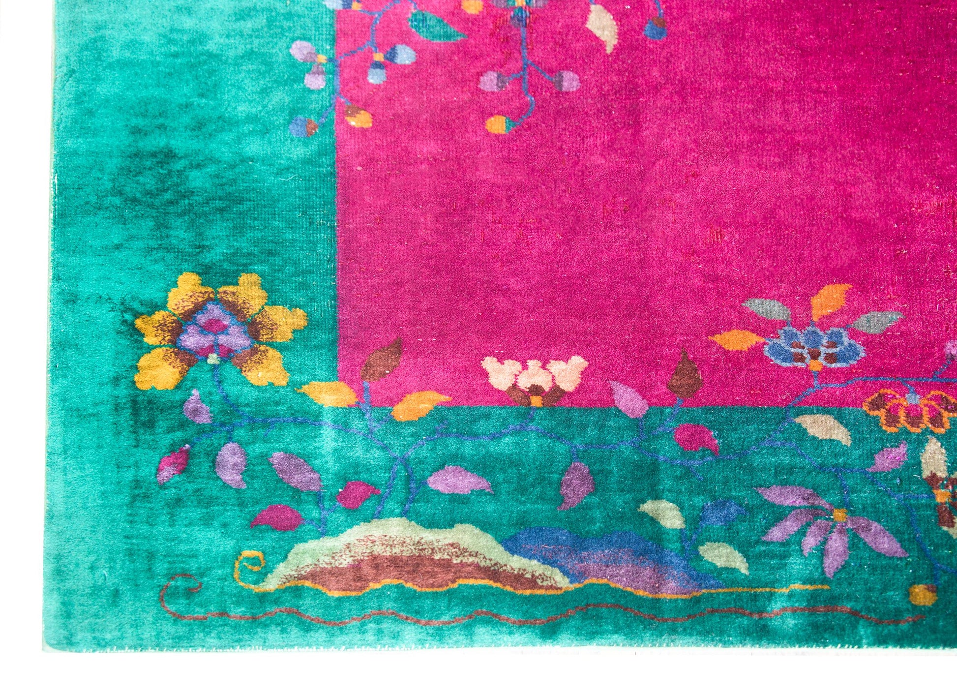 Early 20th Century Chinese Art Deco Rug For Sale