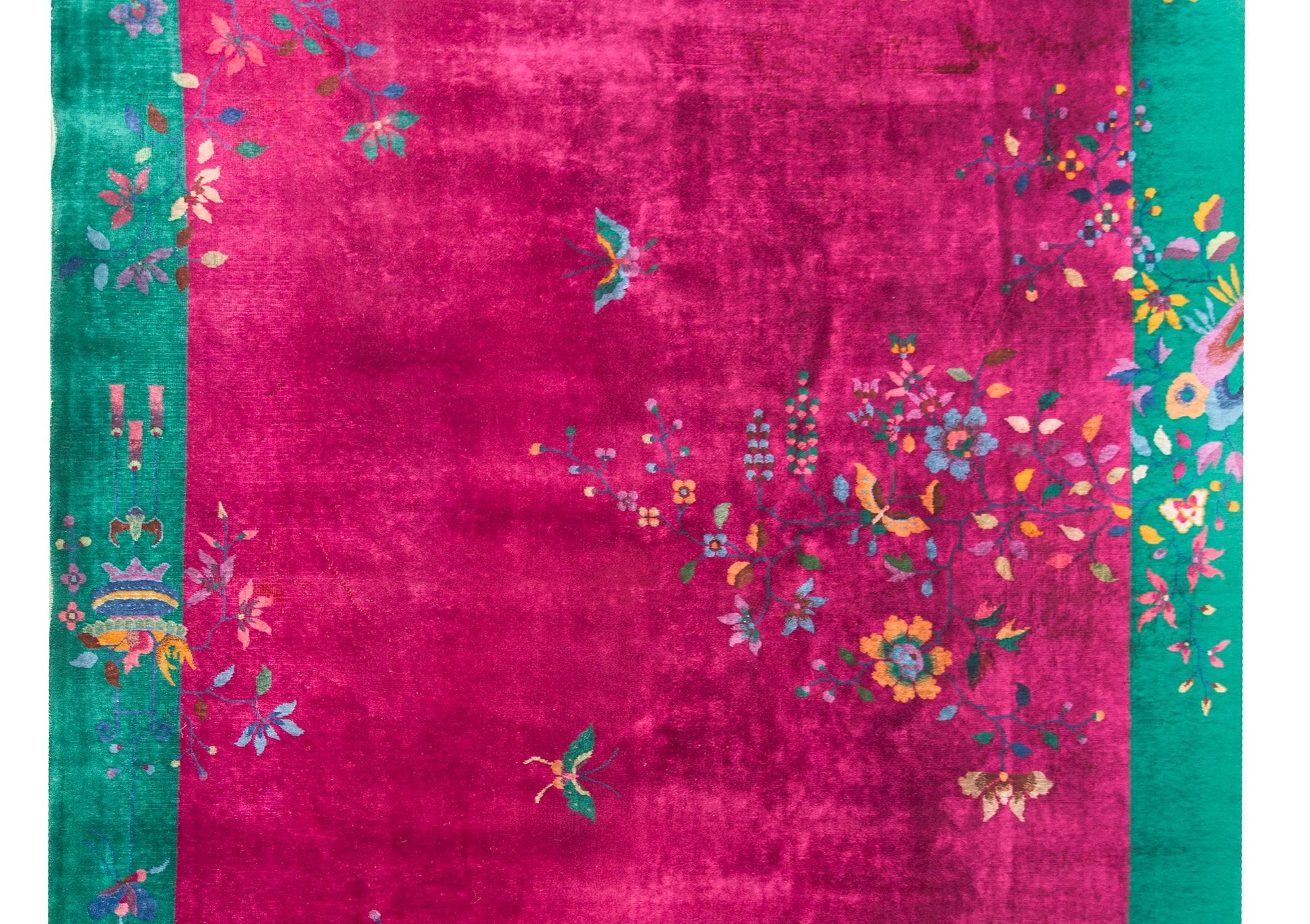 Early 20th Century Chinese Art Deco Rug For Sale