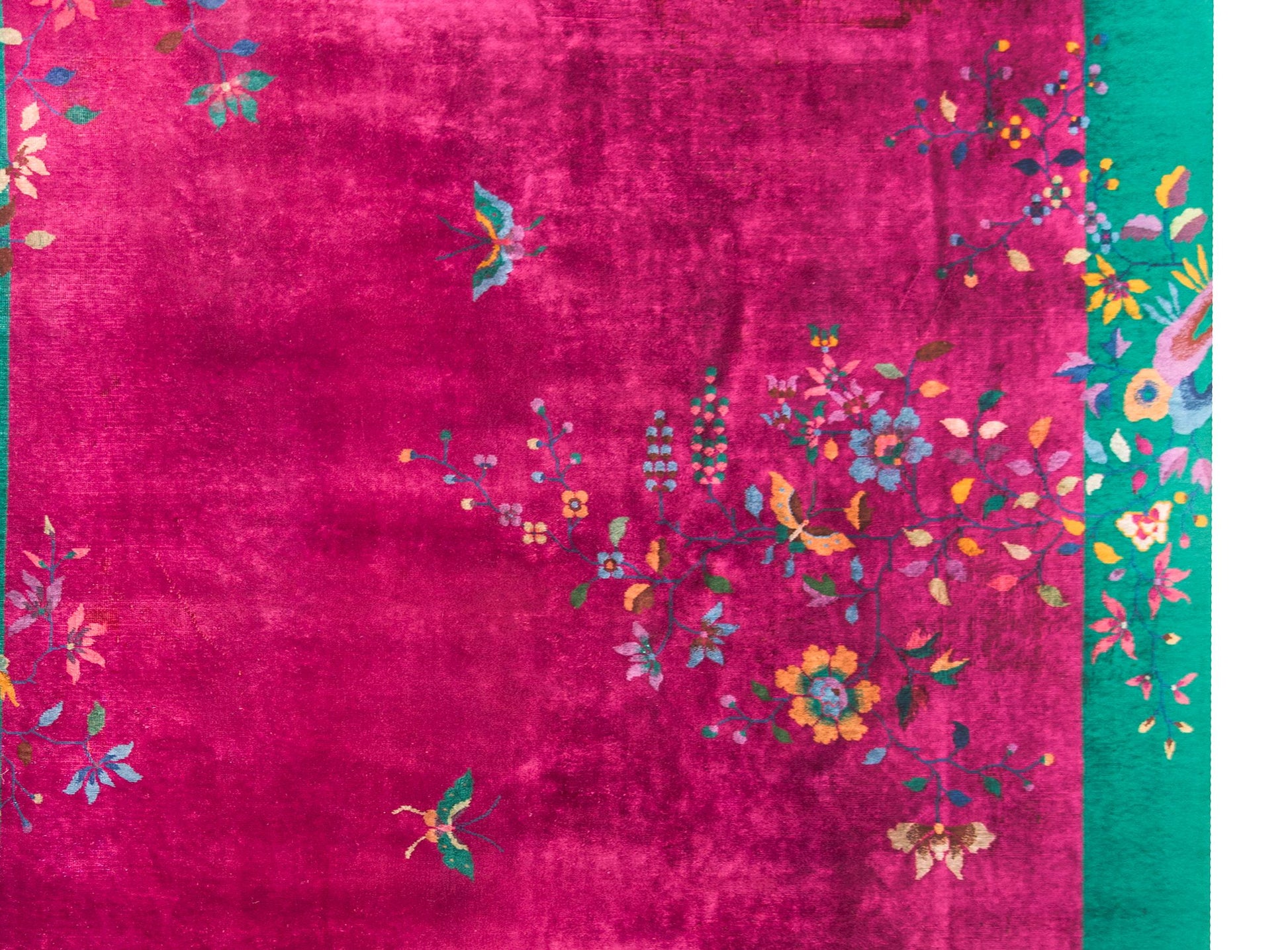 Early 20th Century Chinese Art Deco Rug For Sale