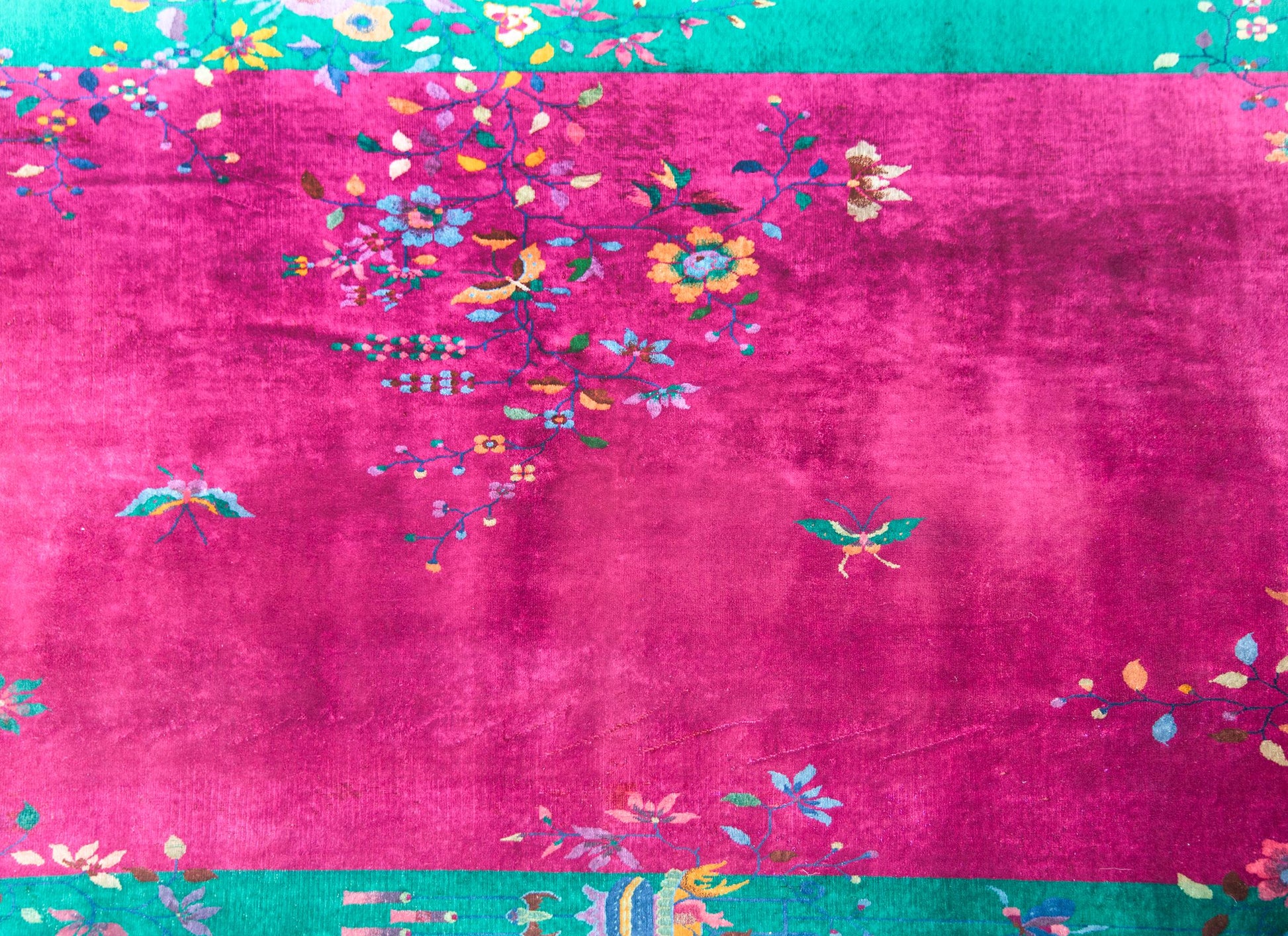 Early 20th Century Chinese Art Deco Rug For Sale