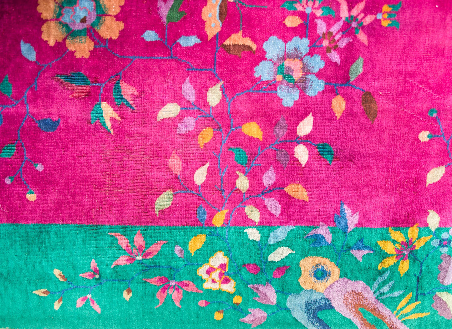 Early 20th Century Chinese Art Deco Rug For Sale