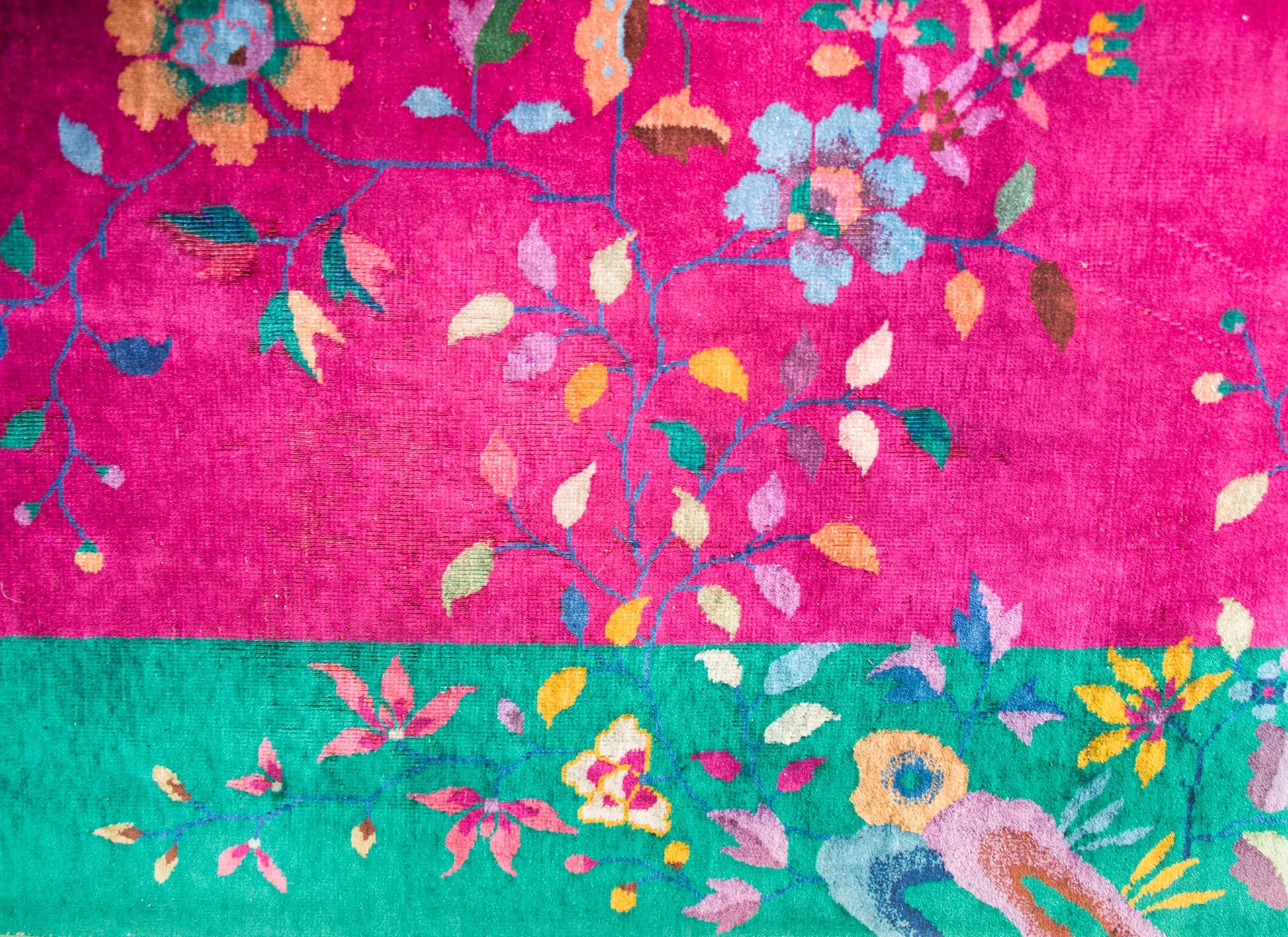 Early 20th Century Chinese Art Deco Rug For Sale