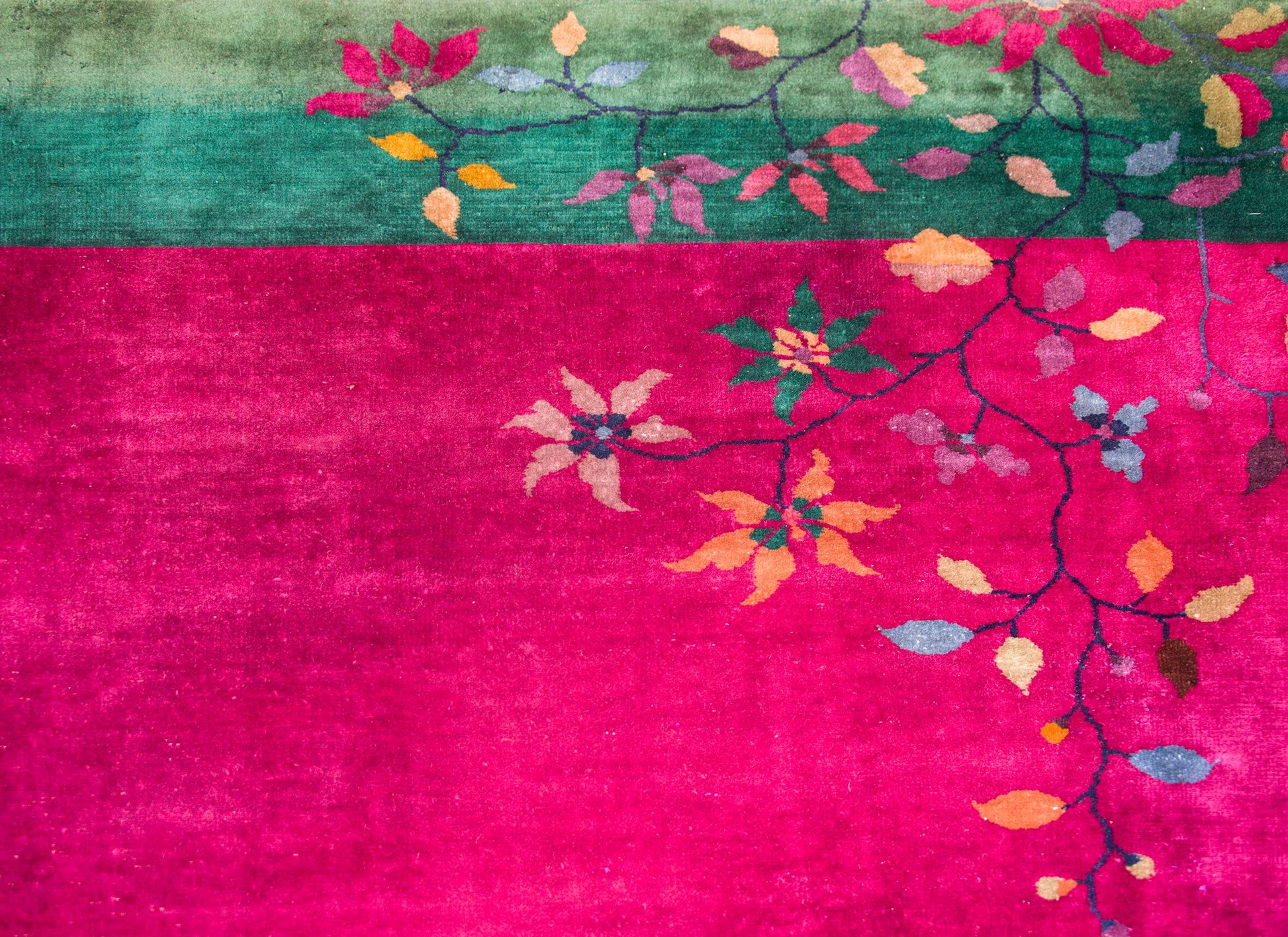 Early 20th Century Chinese Art Deco Rug For Sale