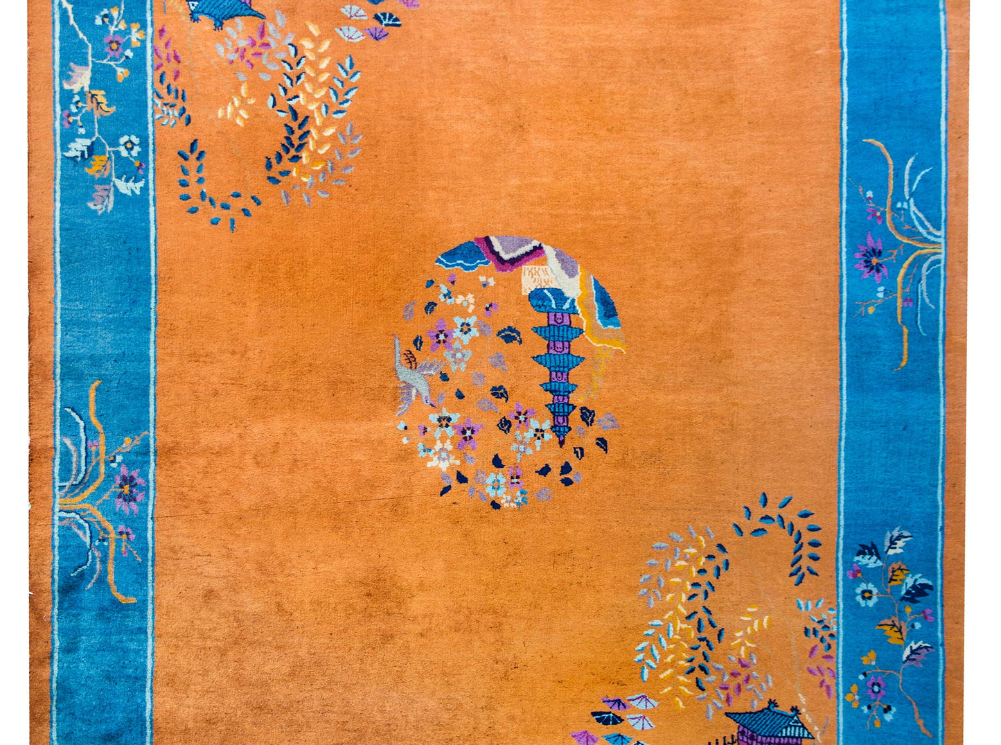 Early 20th Century Chinese Art Deco Rug For Sale
