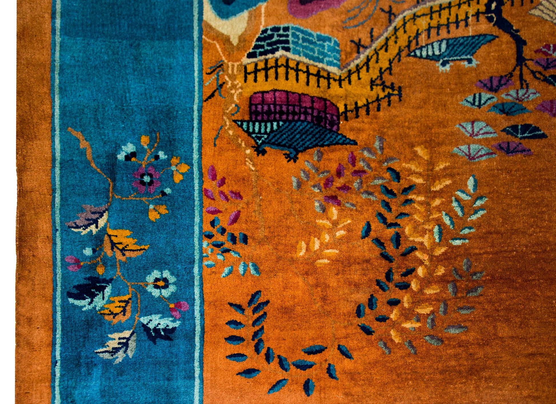 Early 20th Century Chinese Art Deco Rug For Sale