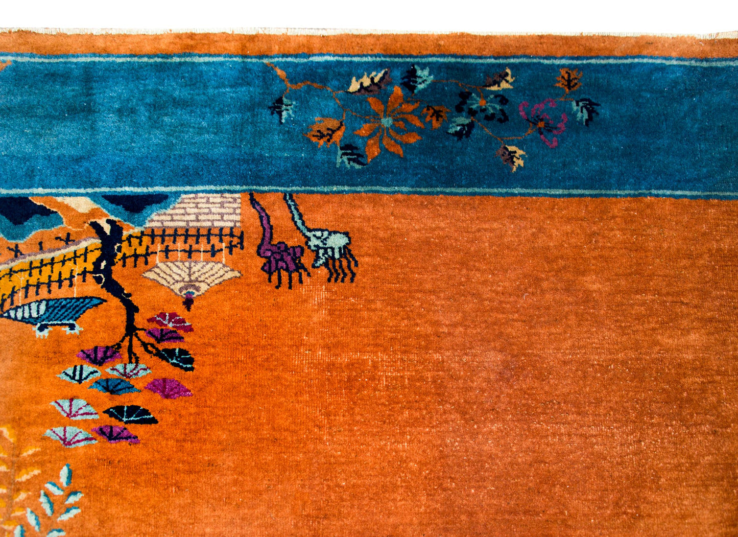 Early 20th Century Chinese Art Deco Rug For Sale