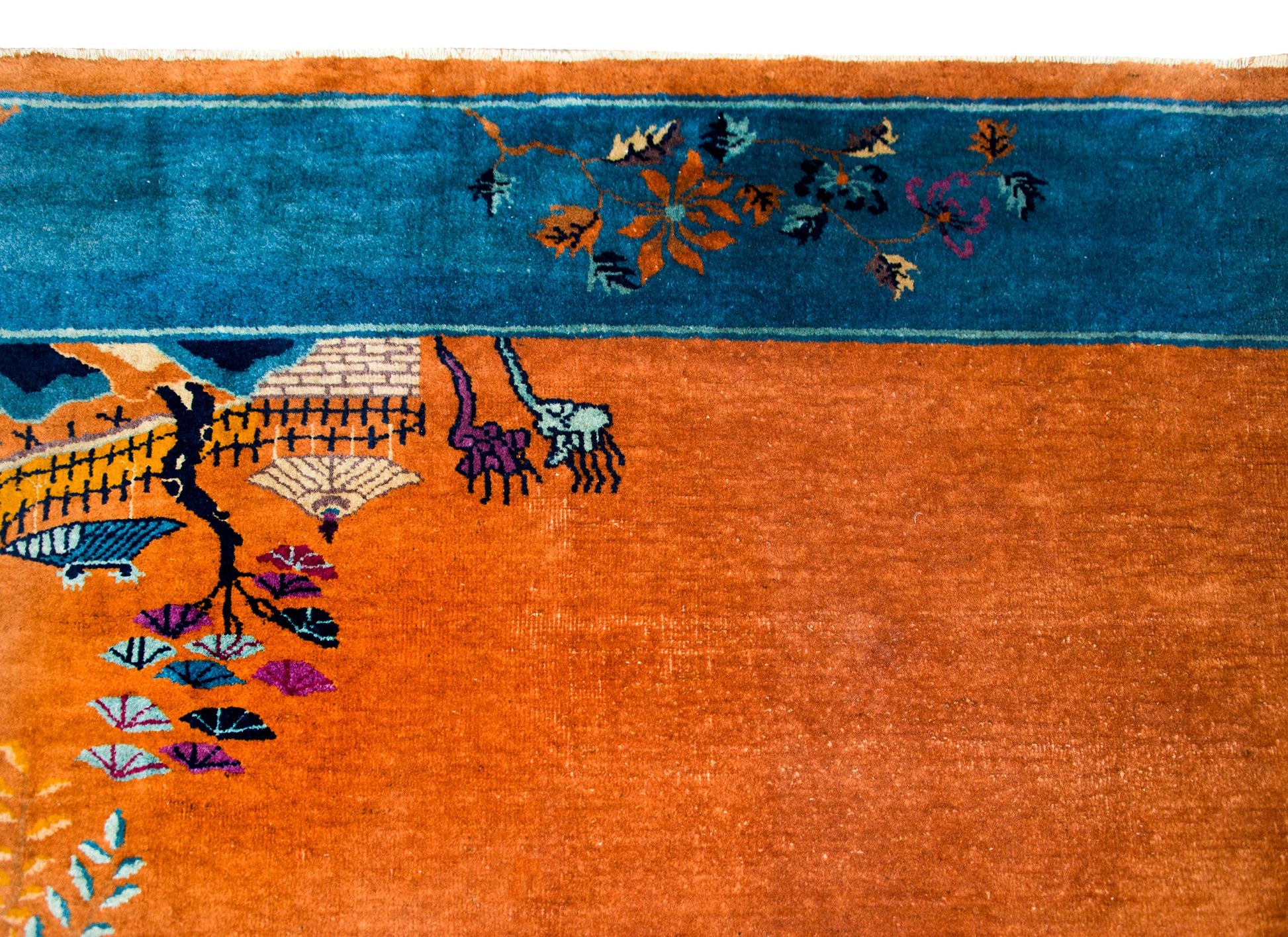 Early 20th Century Chinese Art Deco Rug For Sale