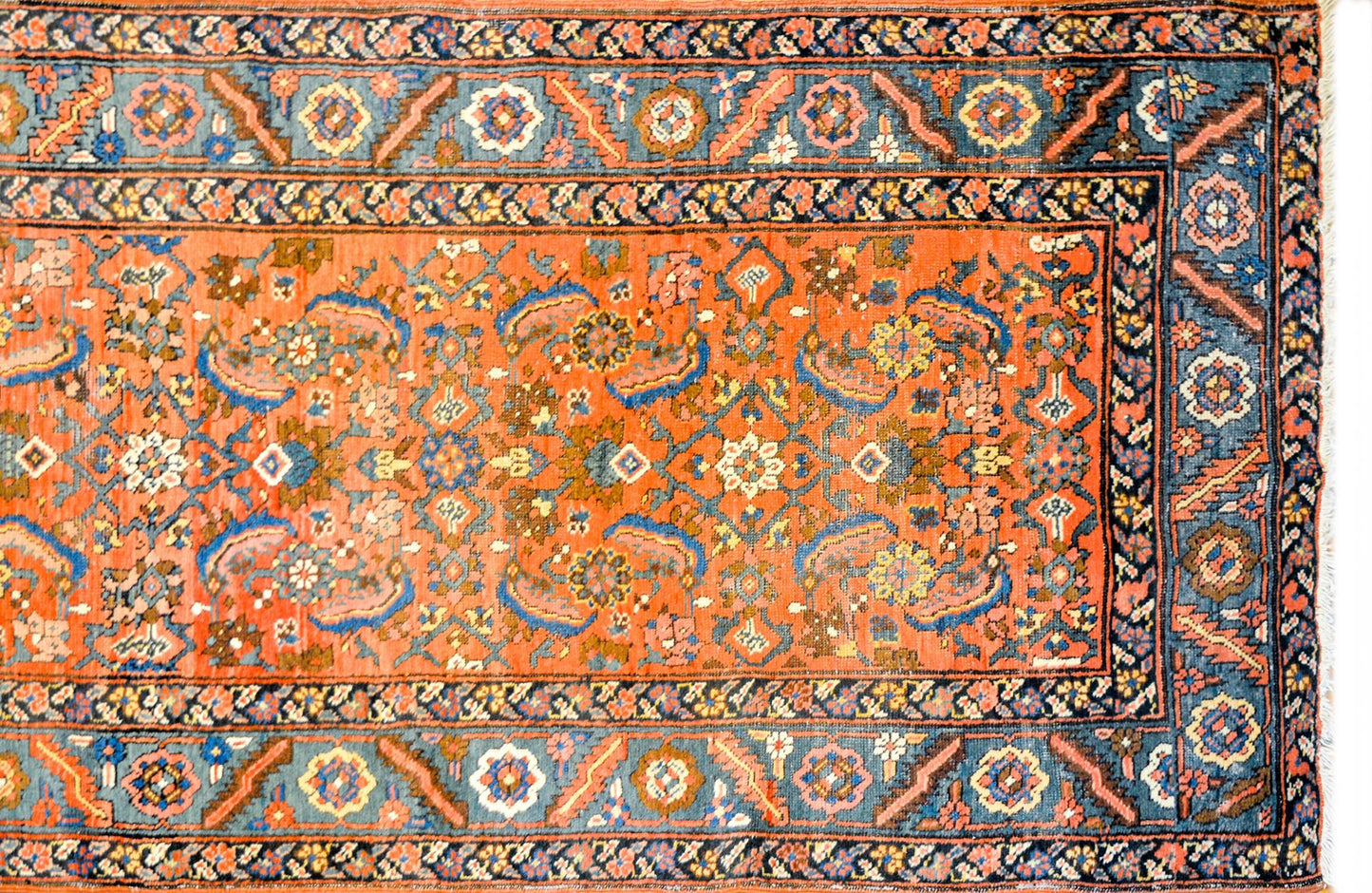 Wonderful Early 20th Century Heriz Runner For Sale
