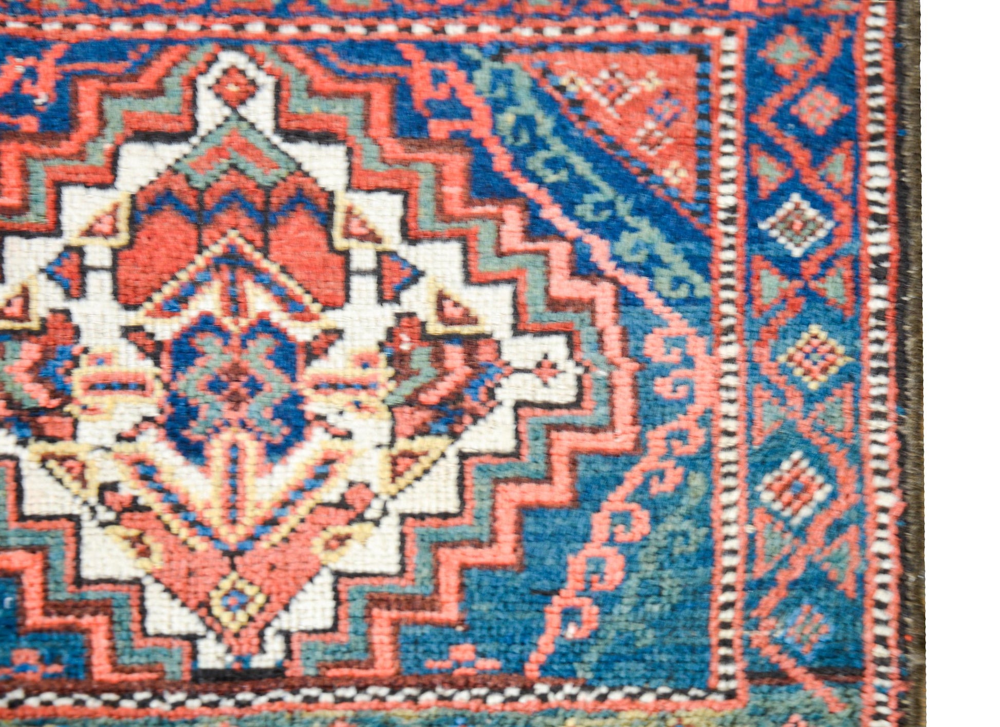 Early 20th Century Malayer Bag Face Rug For Sale