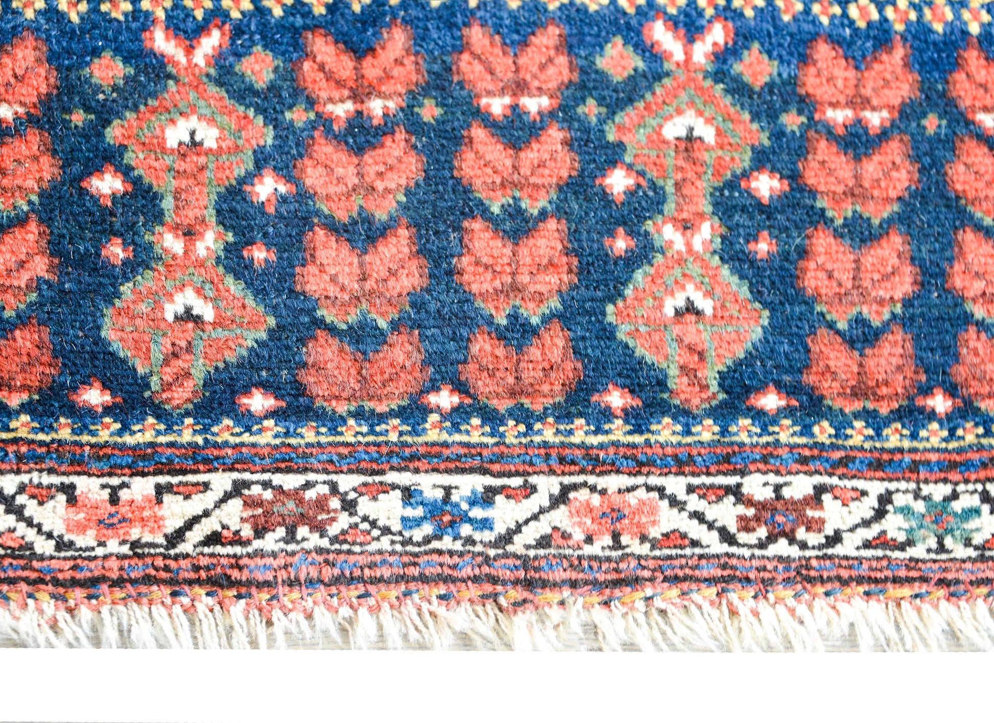 Early 20th Century Malayer Bag Face Rug For Sale