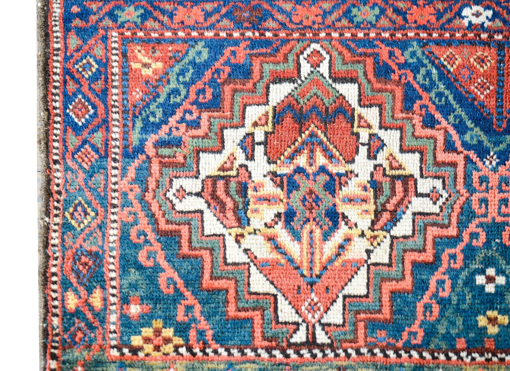 Early 20th Century Malayer Bag Face Rug For Sale