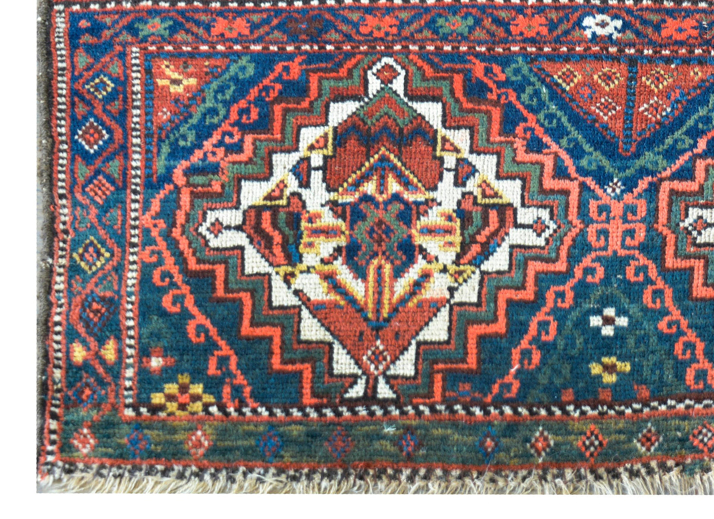 Early 20th Century Malayer Bag Face Rug For Sale