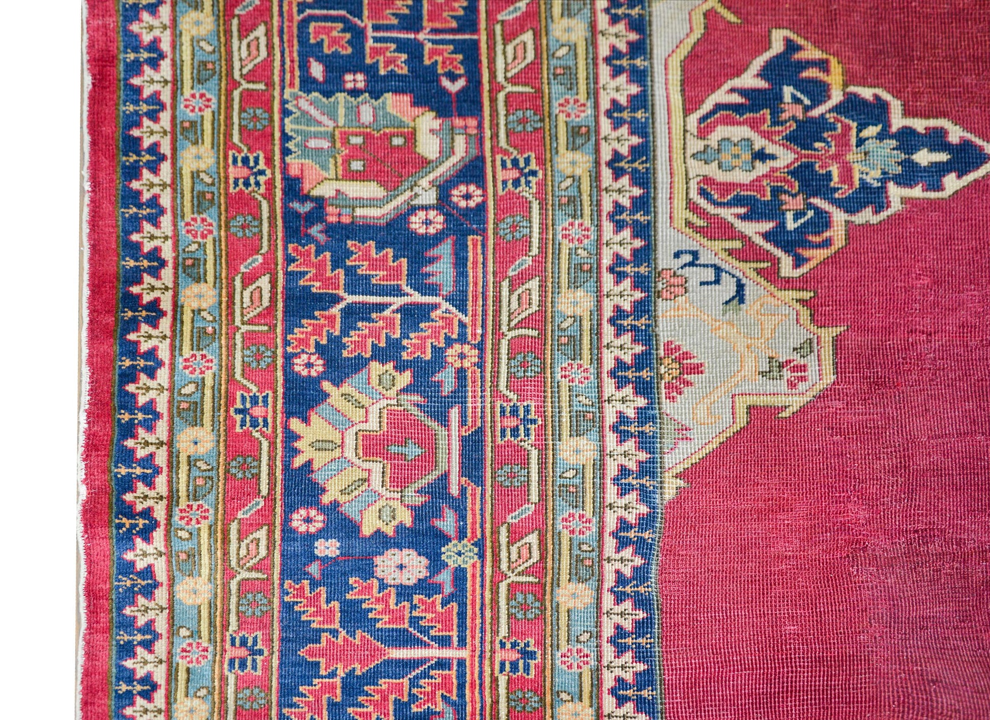 Early 20th Century Turkish Sparta Serapi Rug For Sale
