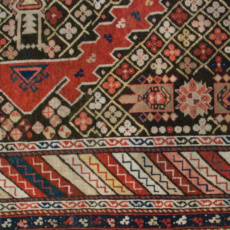 19th Century Persian Karabakh Carpet For Sale