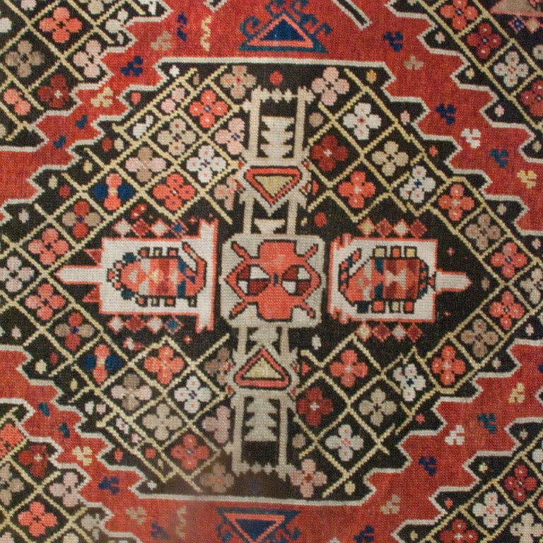 19th Century Persian Karabakh Carpet For Sale