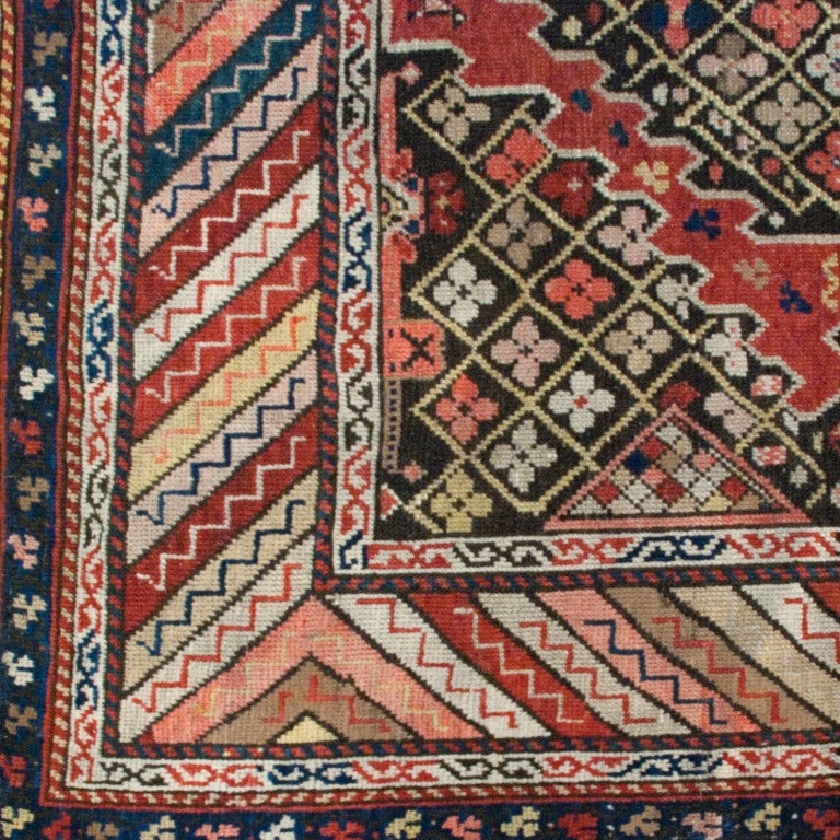 19th Century Persian Karabakh Carpet For Sale