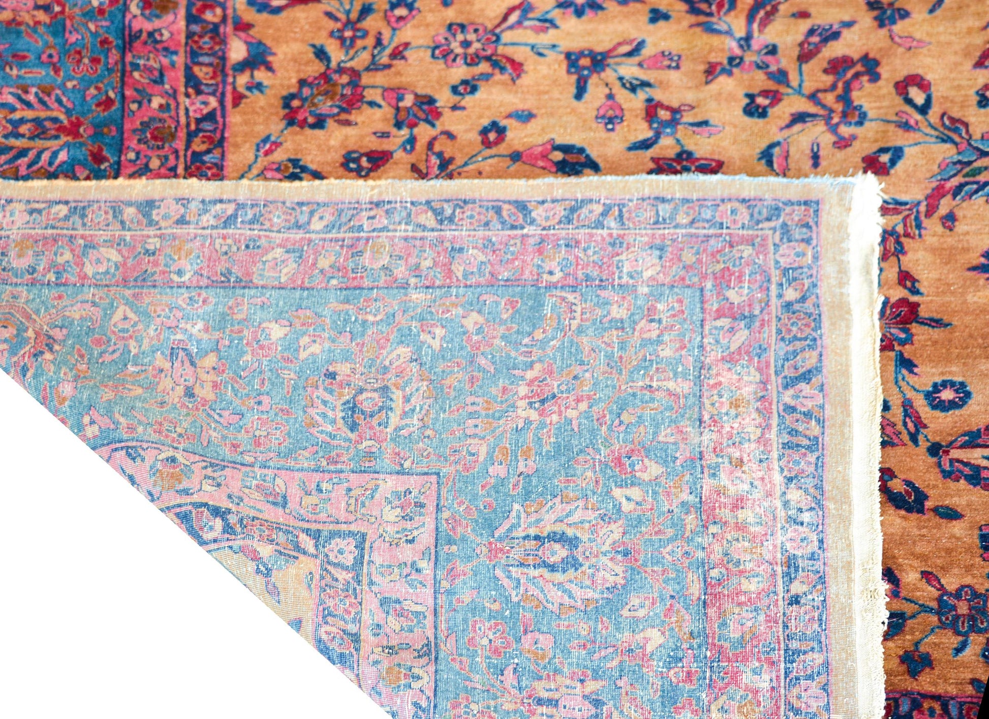 Early 20th Century Persian Kashan Rug For Sale
