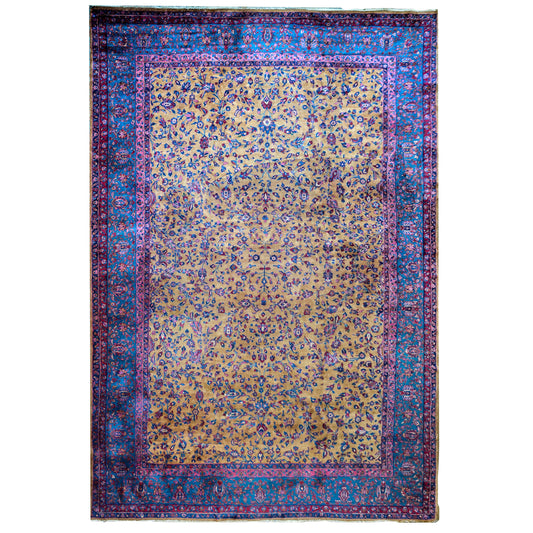 Early 20th Century Persian Kashan Rug For Sale