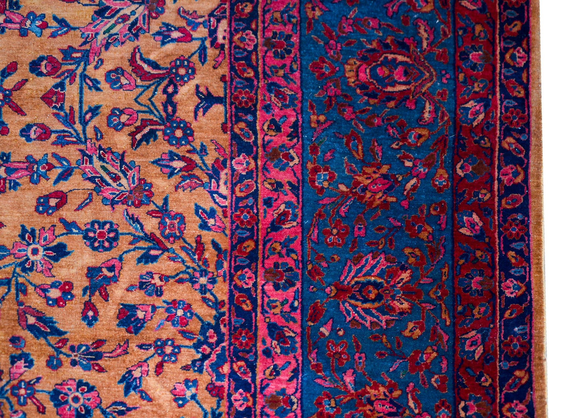 Early 20th Century Persian Kashan Rug For Sale