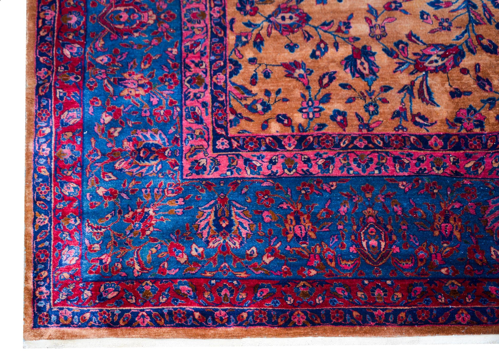 Early 20th Century Persian Kashan Rug For Sale