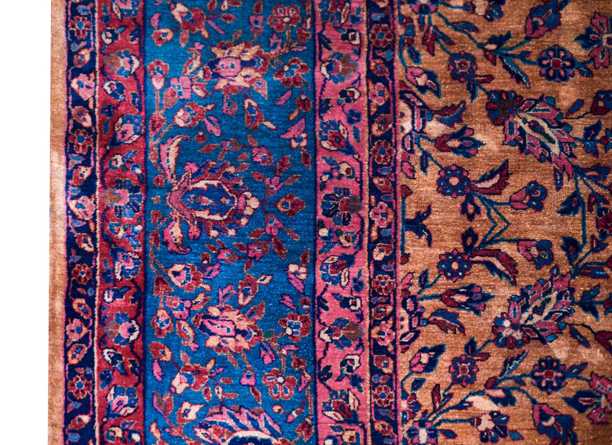 Early 20th Century Persian Kashan Rug For Sale