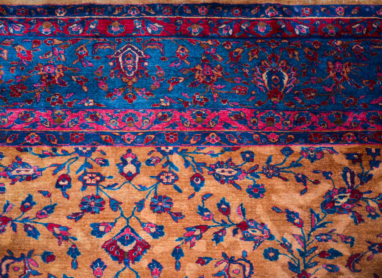 Early 20th Century Persian Kashan Rug For Sale