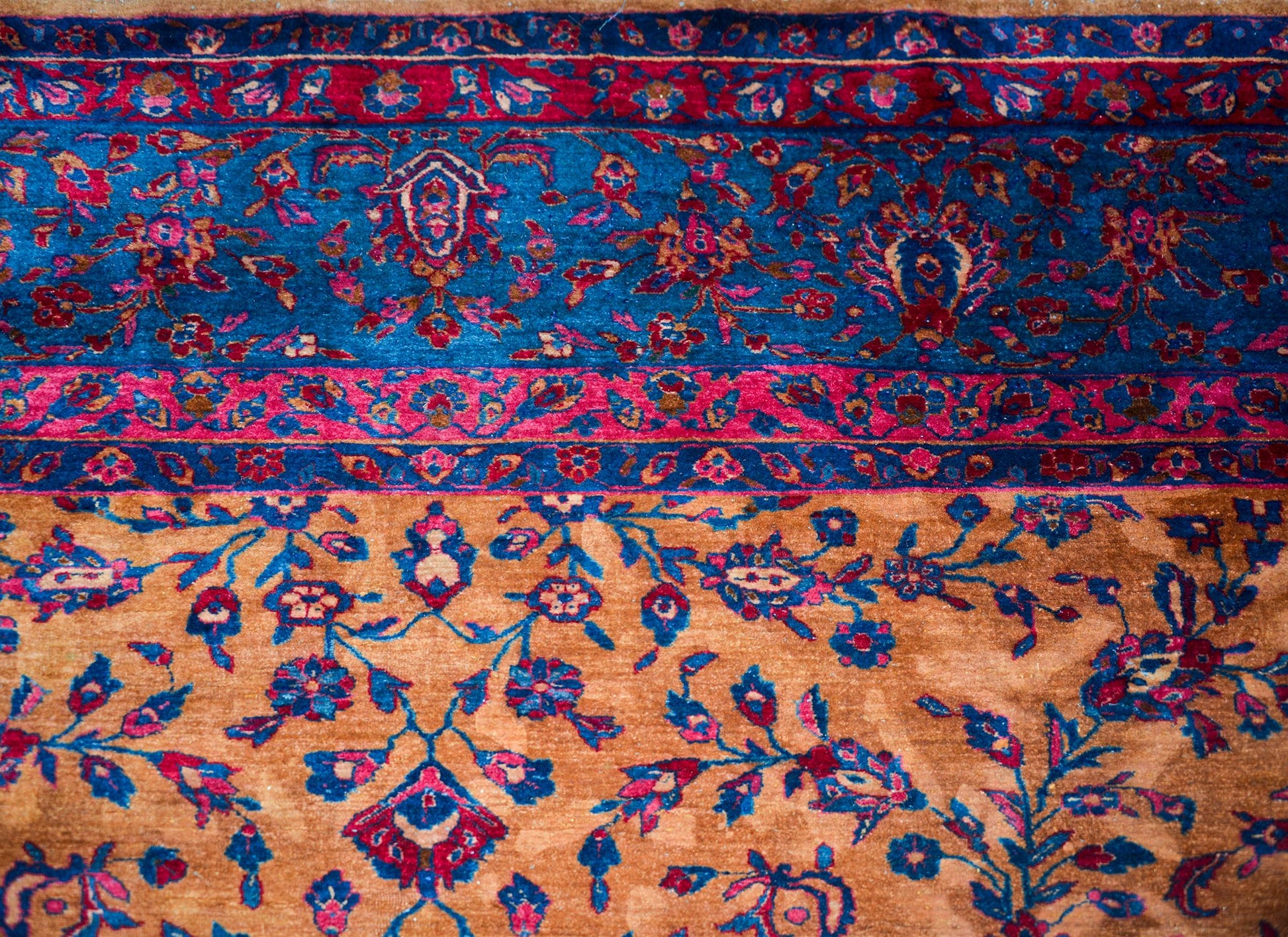 Early 20th Century Persian Kashan Rug For Sale