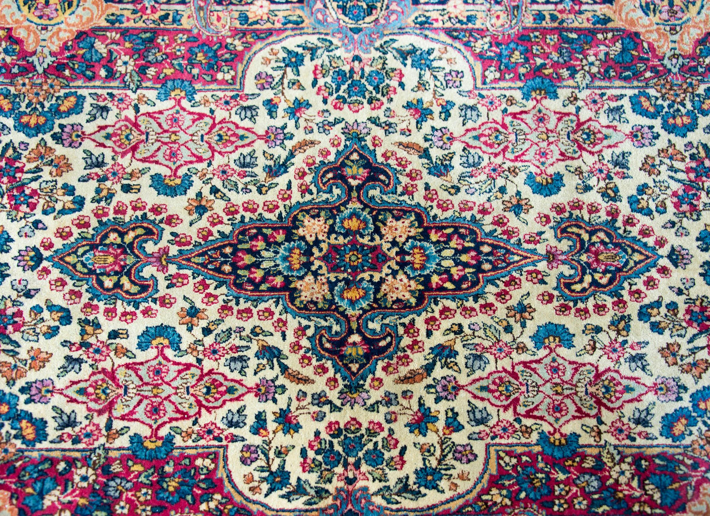 Early 20th Century Kirman Rug For Sale