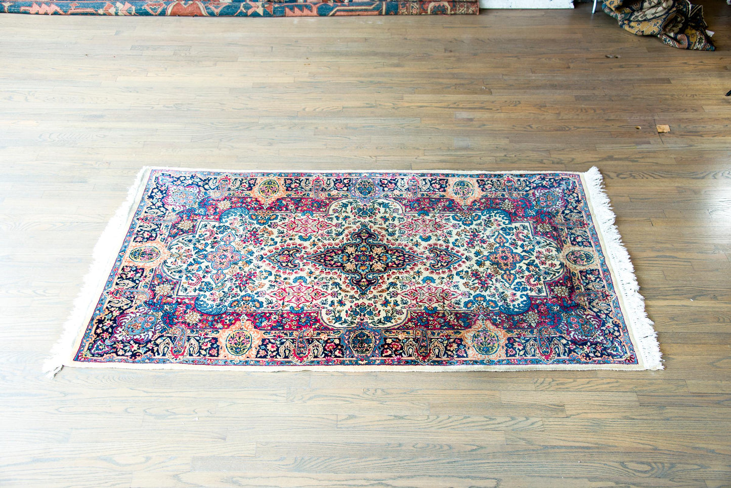 Early 20th Century Kirman Rug For Sale