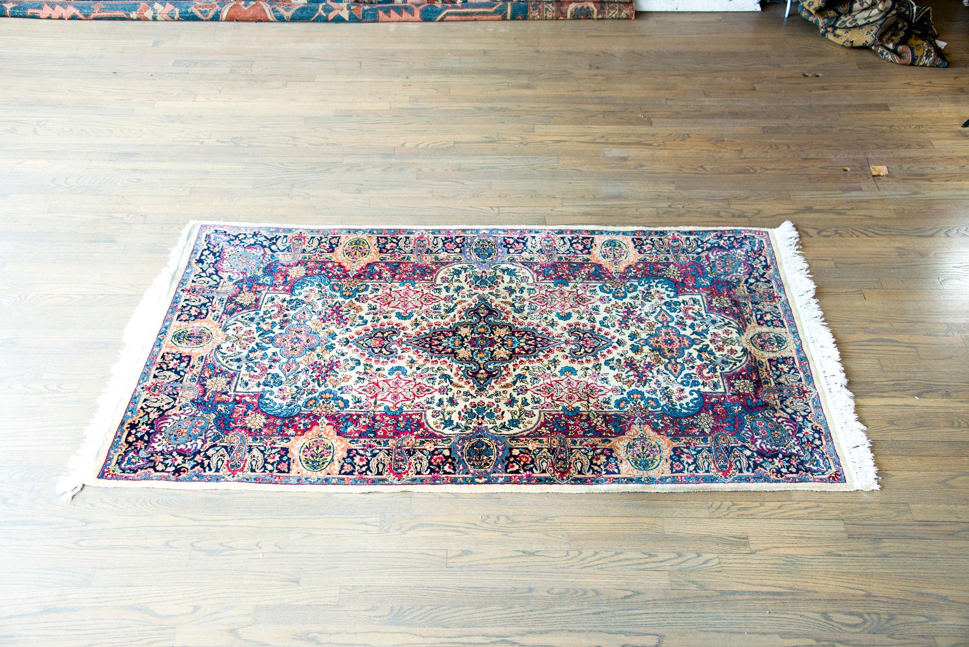 Early 20th Century Kirman Rug For Sale