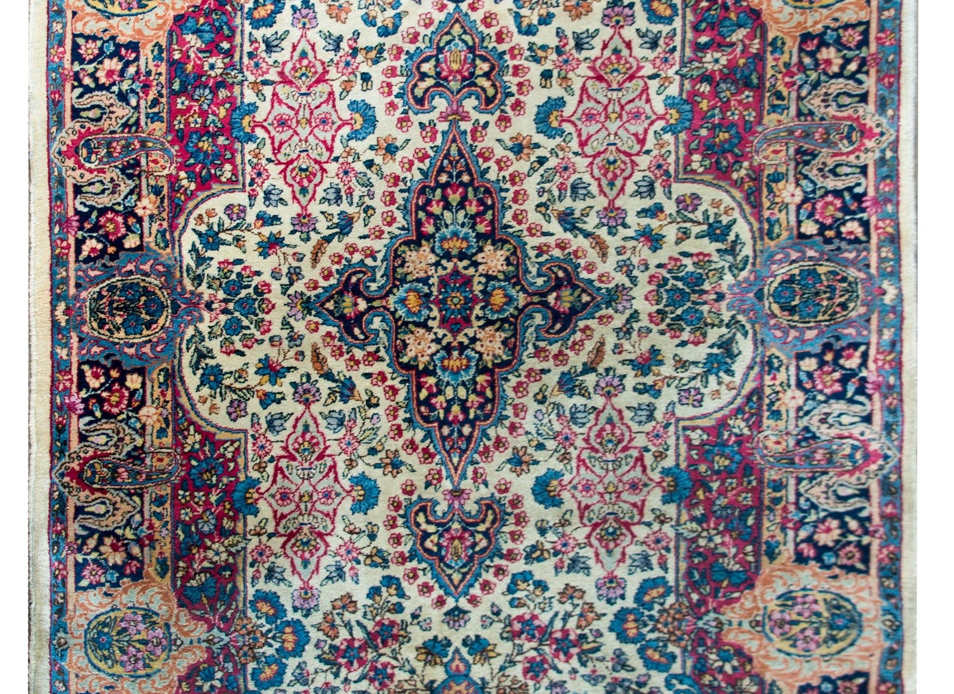 Early 20th Century Kirman Rug For Sale