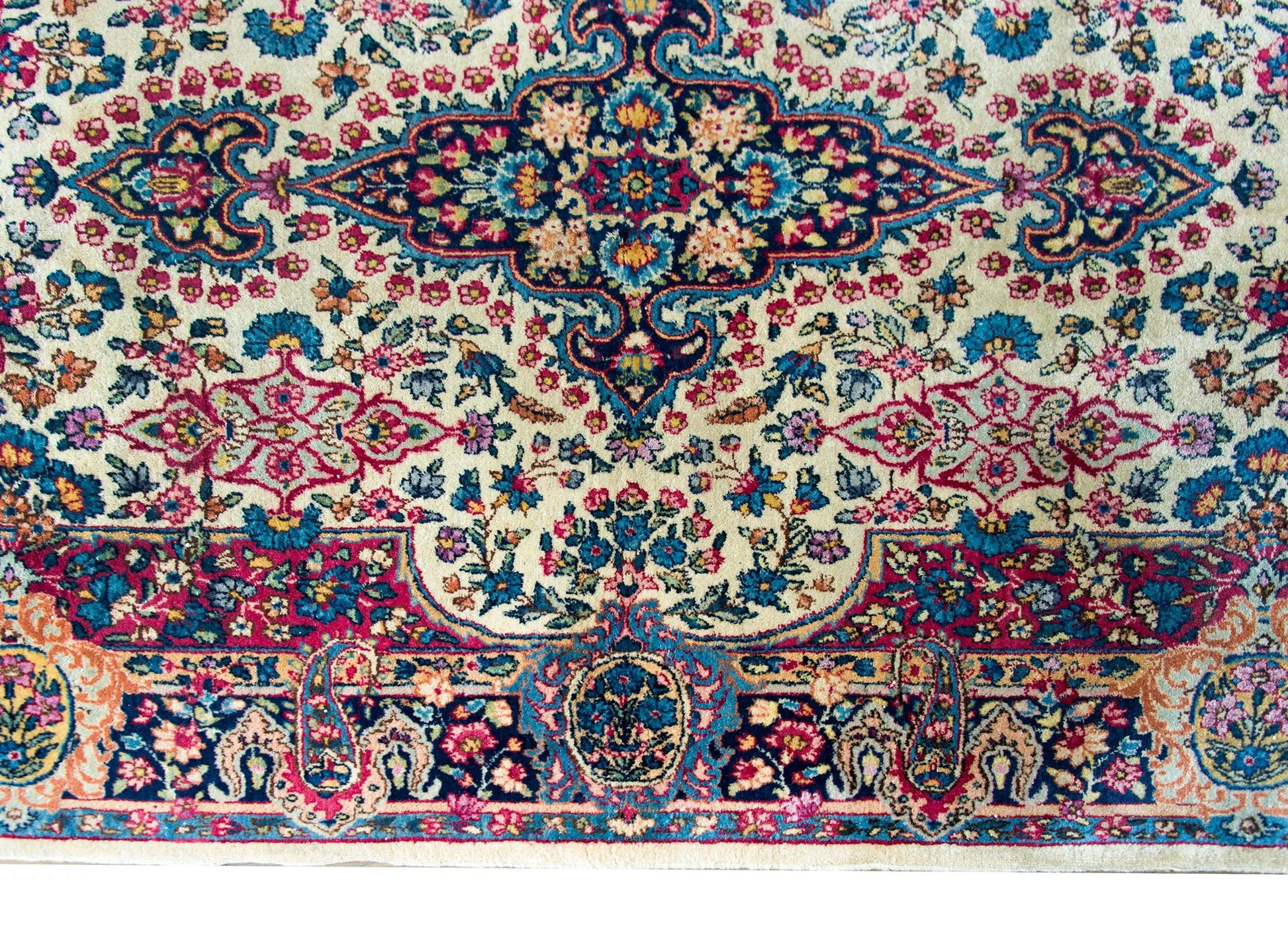 Early 20th Century Kirman Rug For Sale