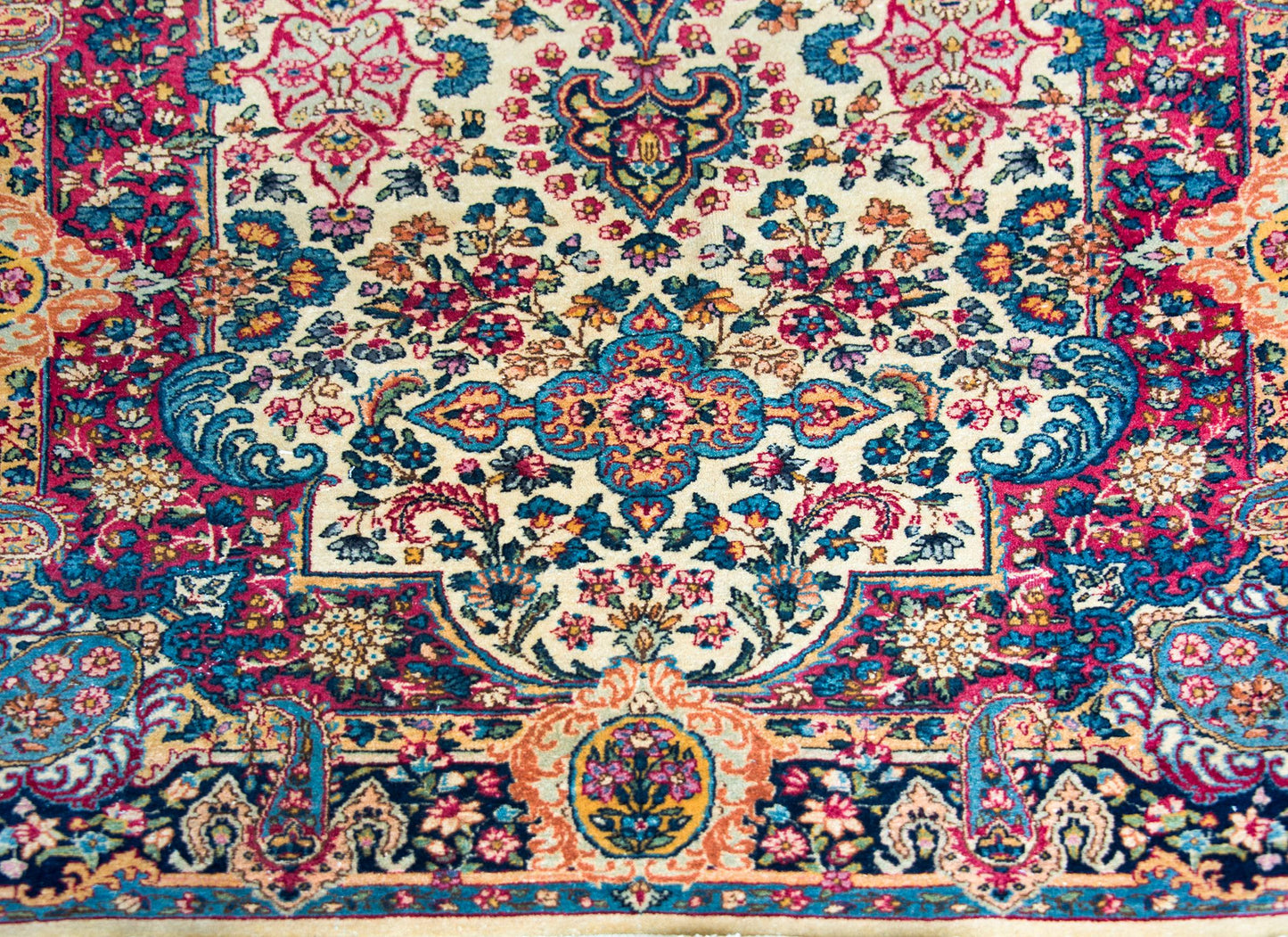 Early 20th Century Kirman Rug For Sale