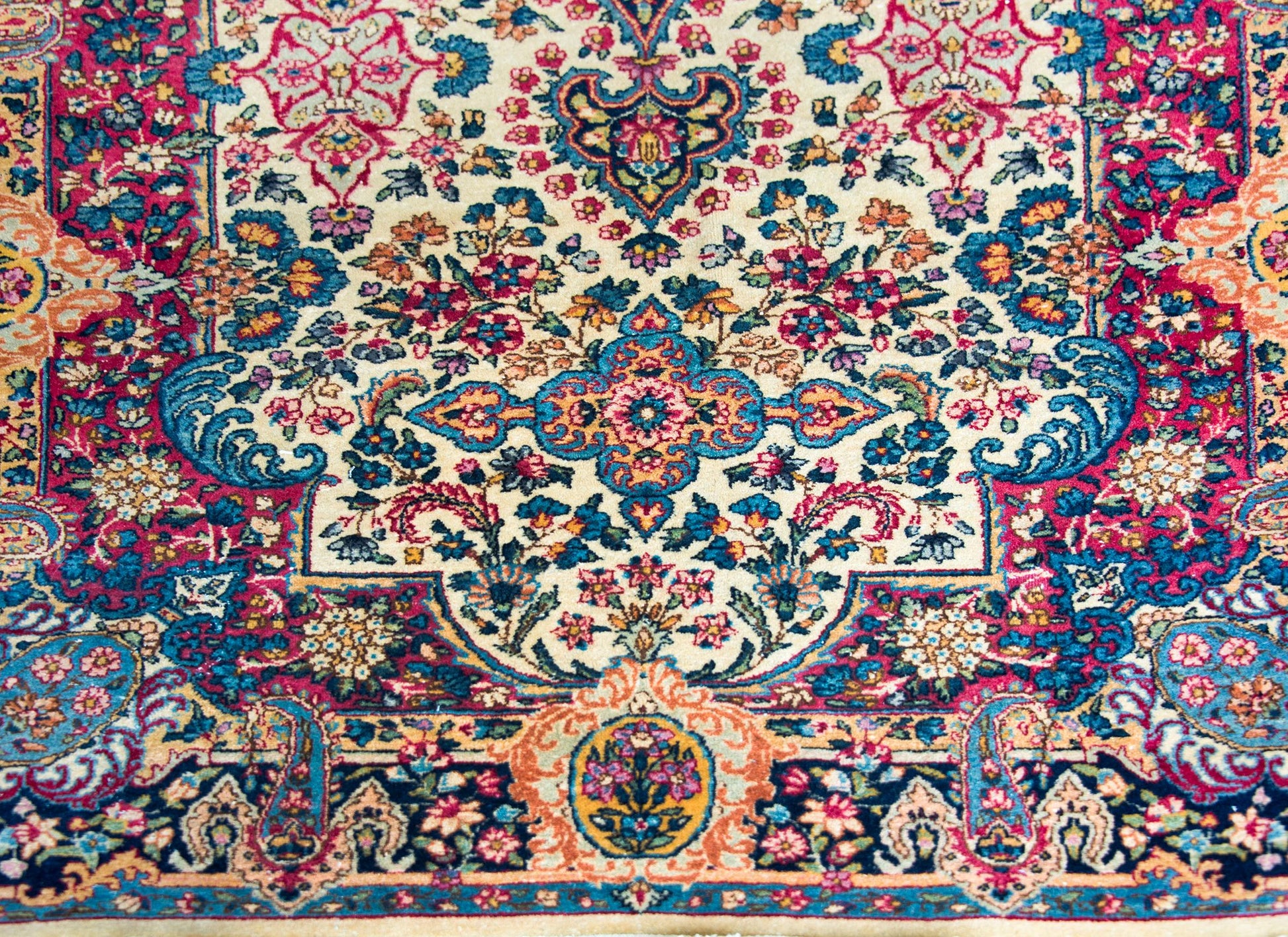 Early 20th Century Kirman Rug For Sale