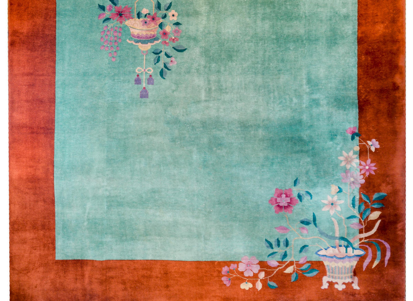Beautiful Chinese Art Deco Rug For Sale