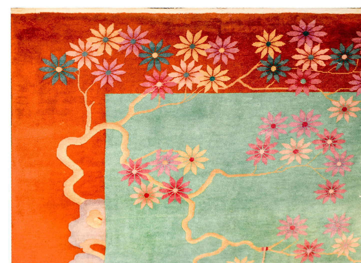 Beautiful Chinese Art Deco Rug For Sale