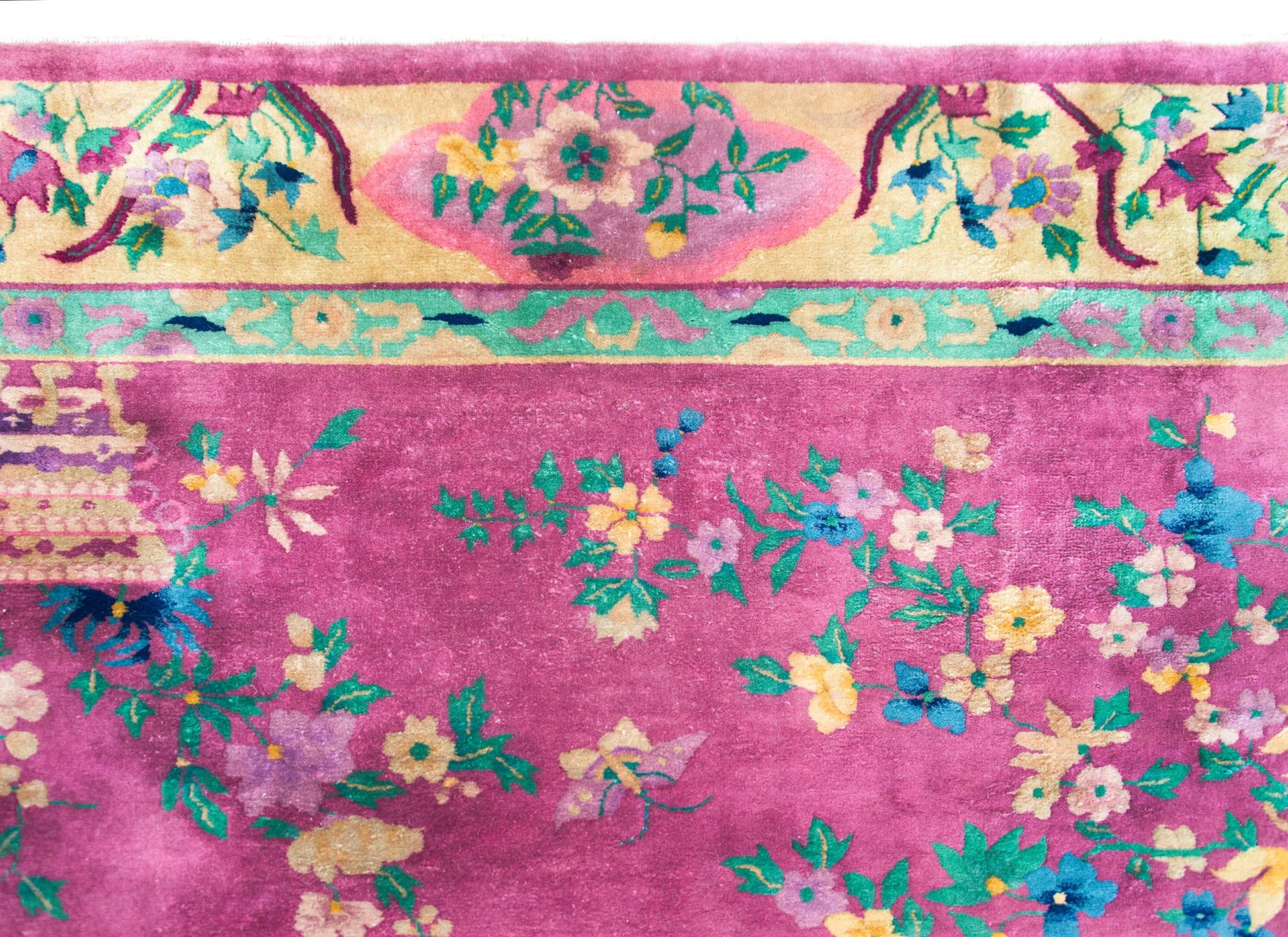 Early 20th Century Chinese Art Deco Rug For Sale
