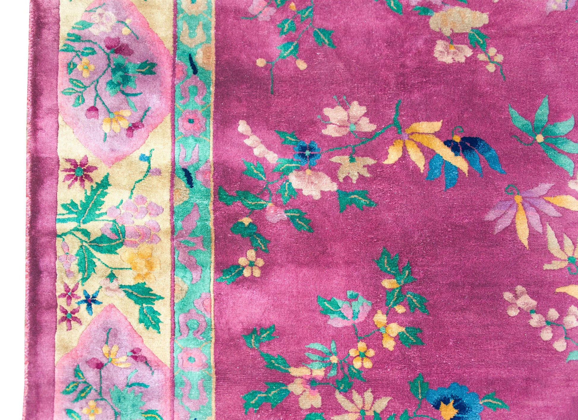 Early 20th Century Chinese Art Deco Rug For Sale