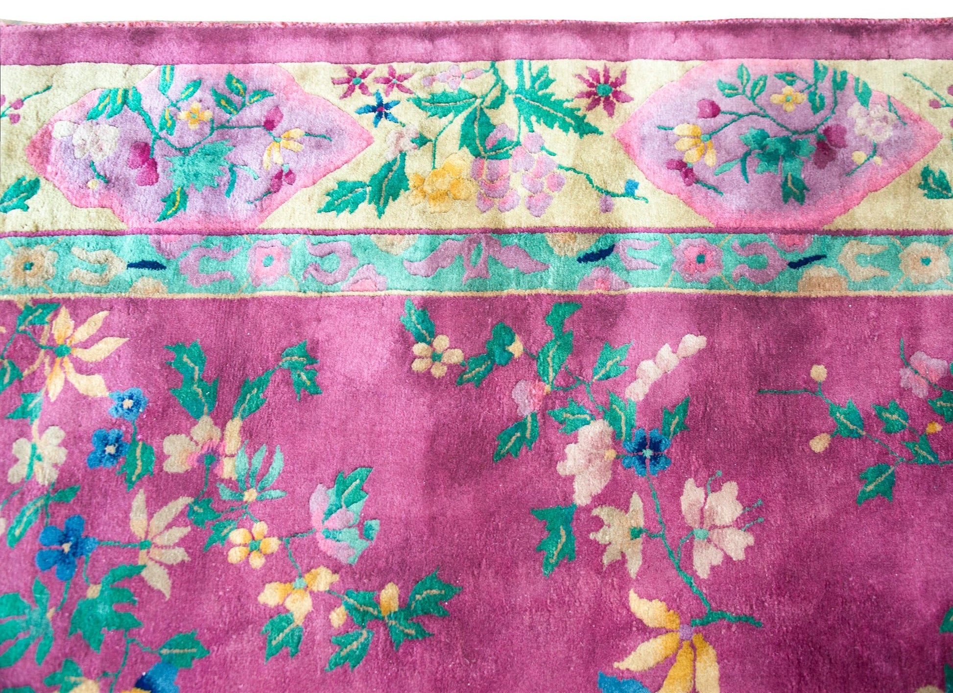 Early 20th Century Chinese Art Deco Rug For Sale