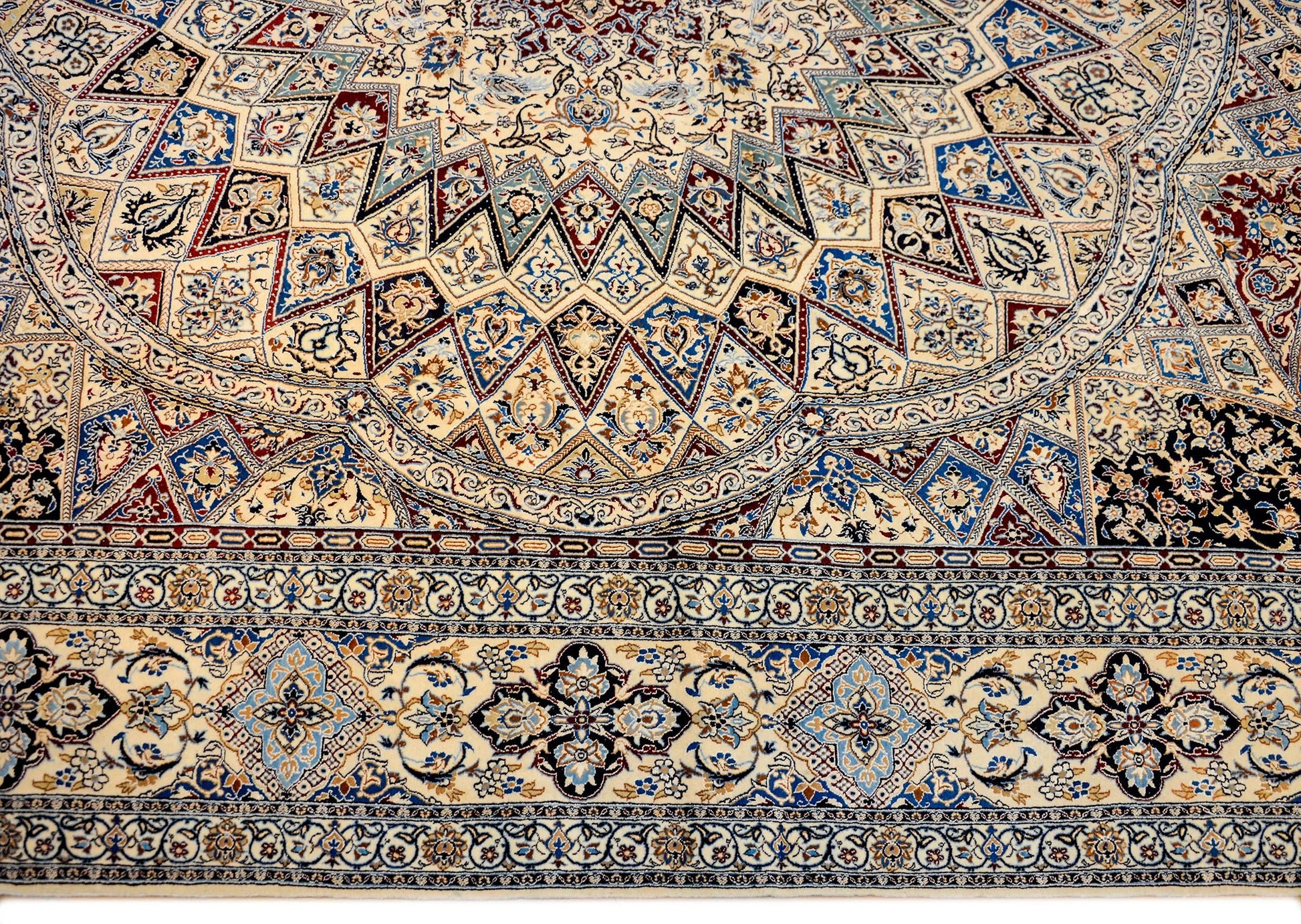 Mesmerizing Vintage Nain Rug For Sale