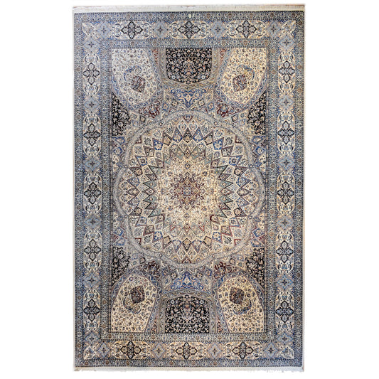 Mesmerizing Vintage Nain Rug For Sale