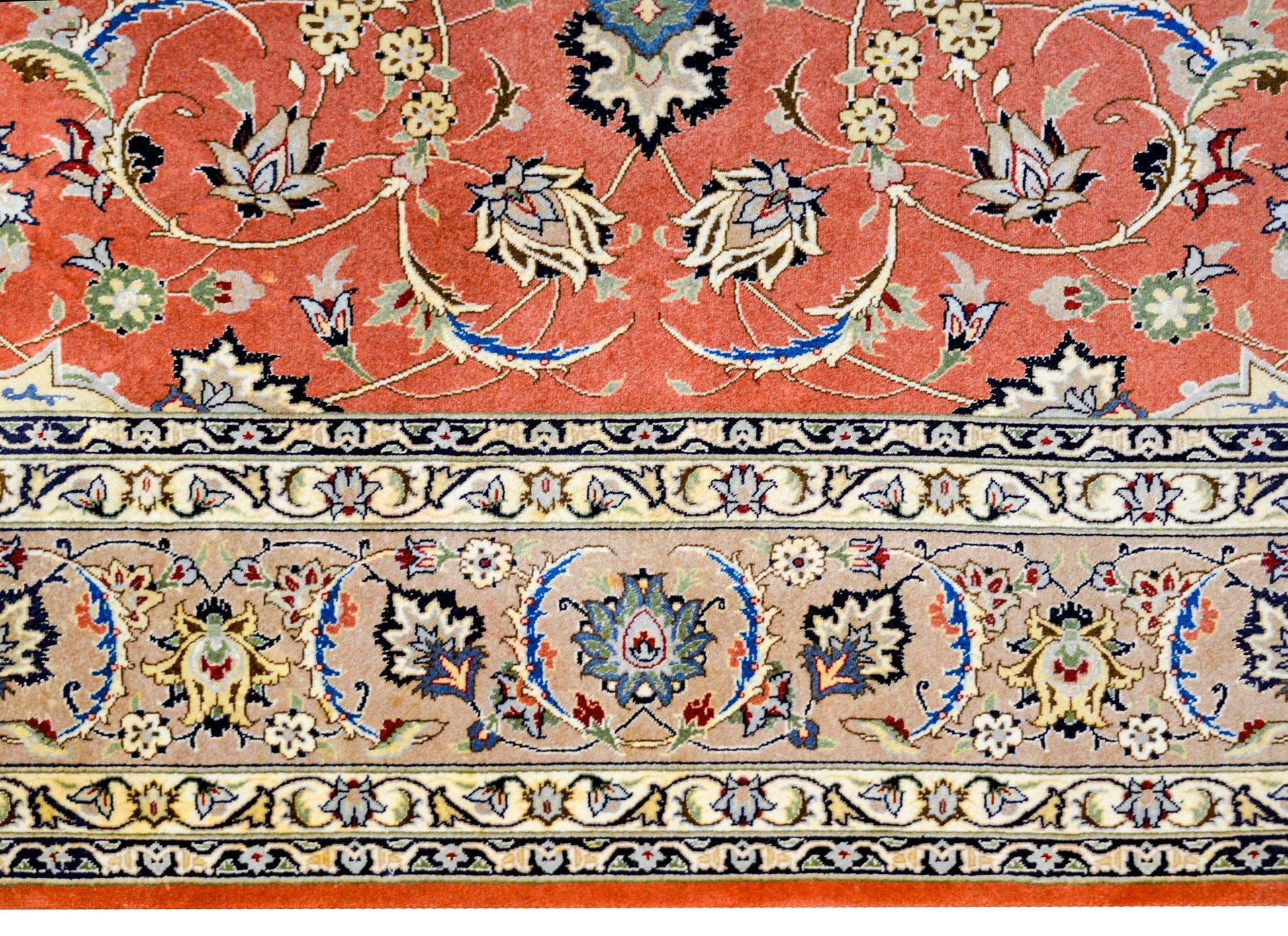 Extremely Fine Late 20th Century Tabriz Rug For Sale