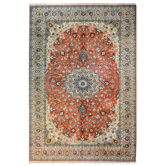 Extremely Fine Late 20th Century Tabriz Rug For Sale