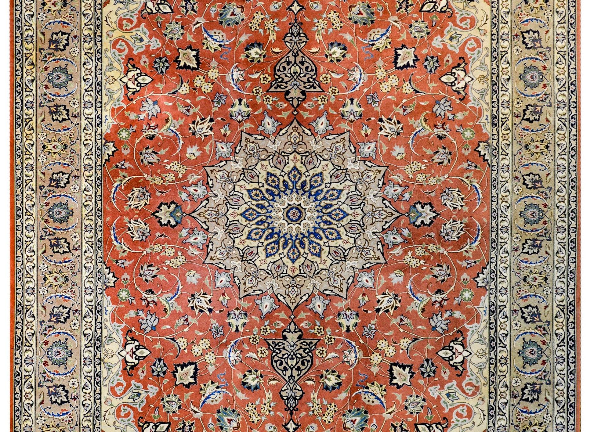 Extremely Fine Late 20th Century Tabriz Rug For Sale