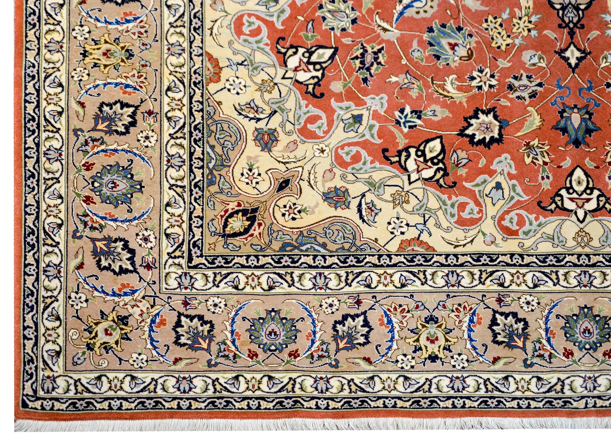 Extremely Fine Late 20th Century Tabriz Rug For Sale