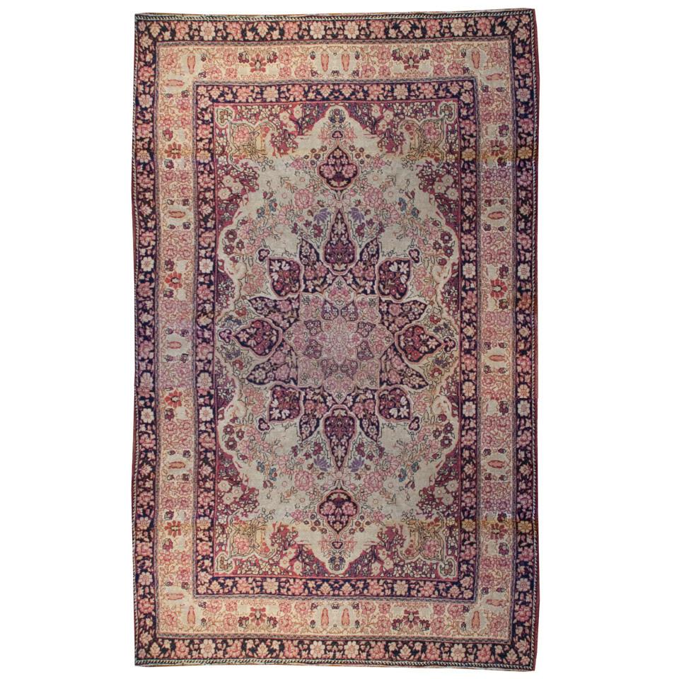 19th Century Kermanshah Rug For Sale