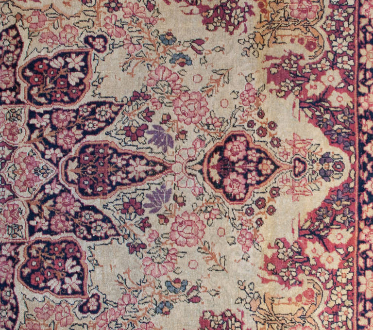 19th Century Kermanshah Rug For Sale