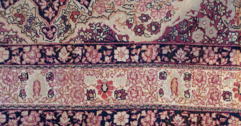 19th Century Kermanshah Rug For Sale